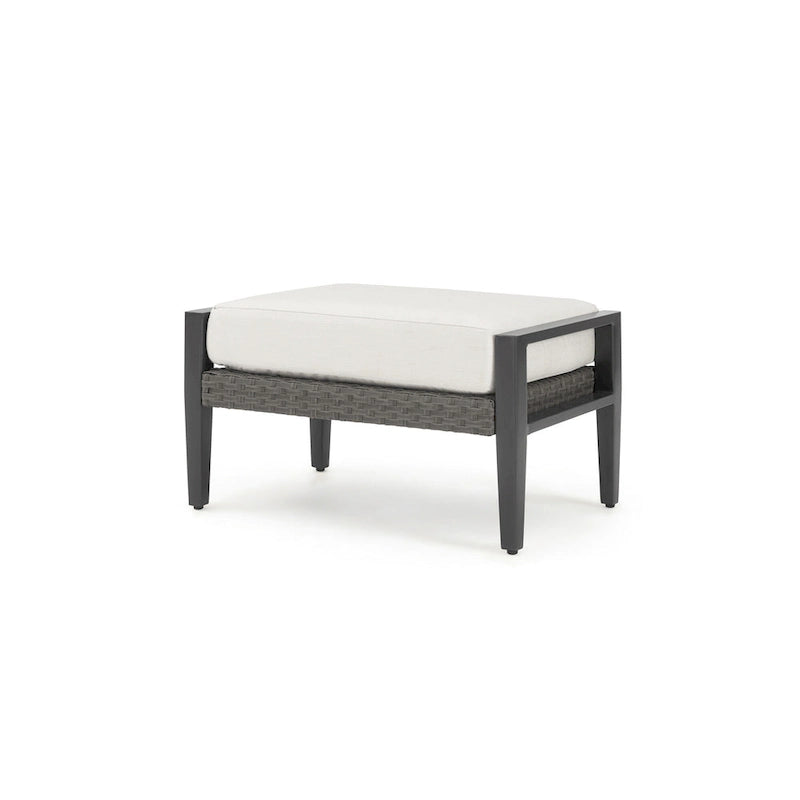 Vistano Ensemble de 7 pièces de mobilier de jardin en Sunbrella à mouvement - Gris