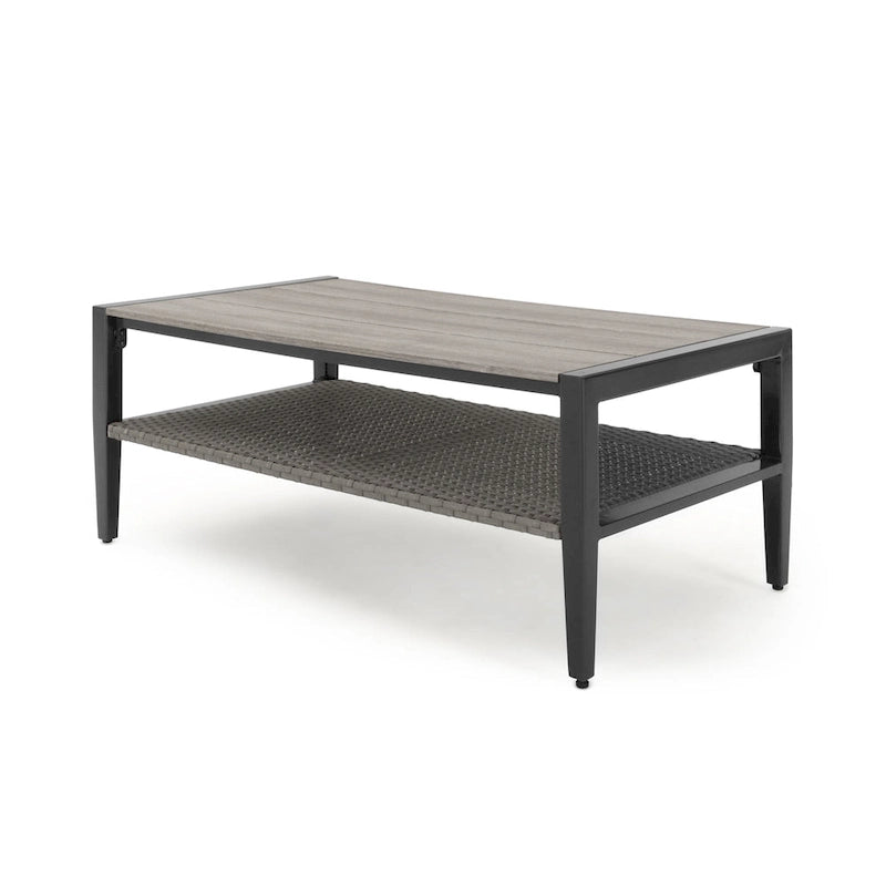 Vistano Ensemble de 7 pièces de mobilier de jardin en Sunbrella à mouvement - Gris