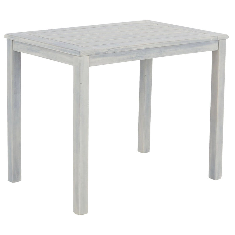SAFAVIEH Mobilier d'extérieur Pratia Ensemble de 5 pièces d'extérieur - Gris cendre/Beige - 29L x 27P x 27H