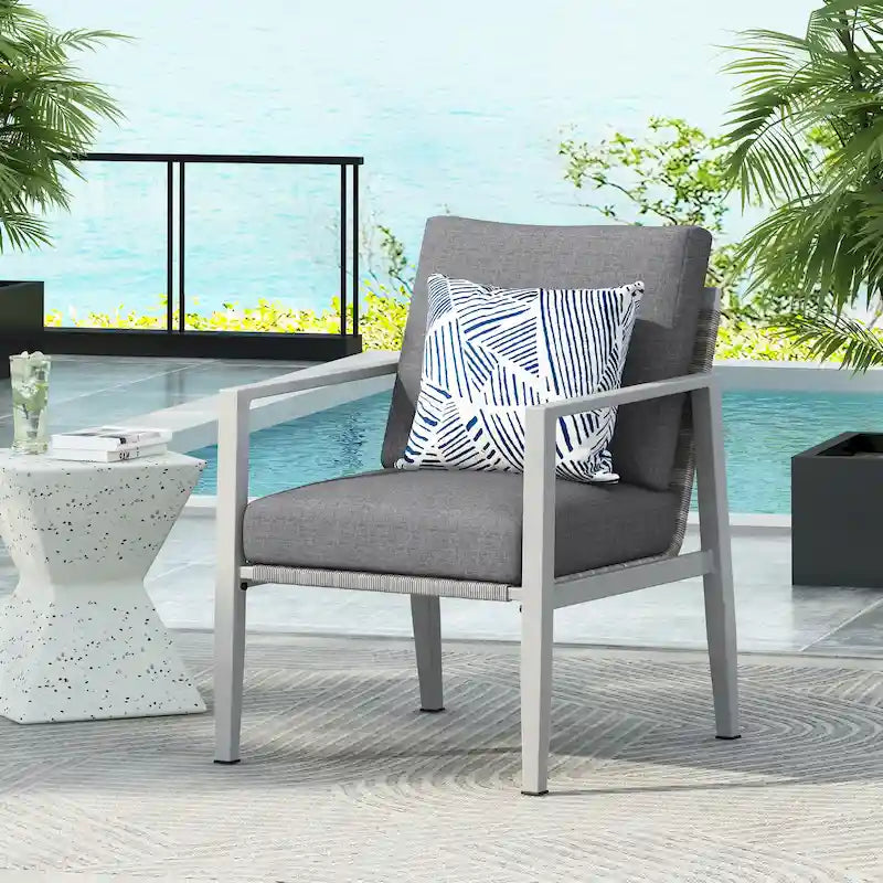 Christopher Knight Home Chaise longue de jardin moderne Retreat