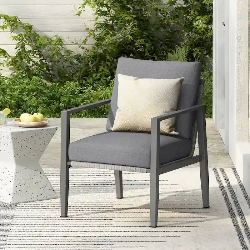 Christopher Knight Home Chaise longue de jardin moderne Retreat