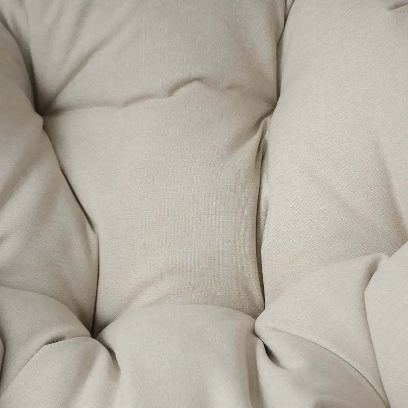 Christopher Knight Home - Fauteuil œuf pivotant en osier d'extérieur Lenola