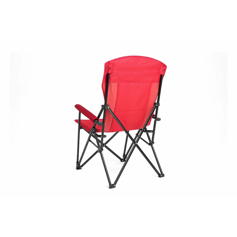 Chaise pliable portable avec porte-gobelet, supporte 113 kg