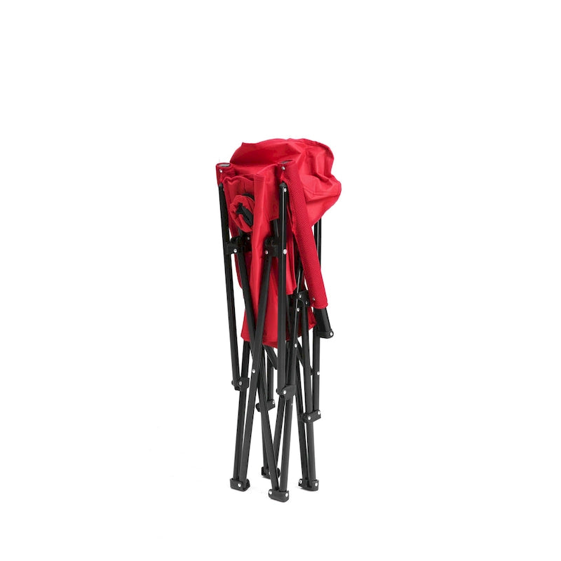 Chaise pliable portable avec porte-gobelet, supporte 113 kg