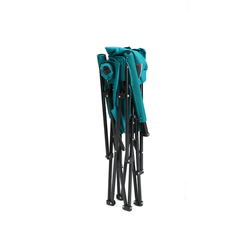 Chaise pliable portable avec porte-gobelet, supporte 113 kg