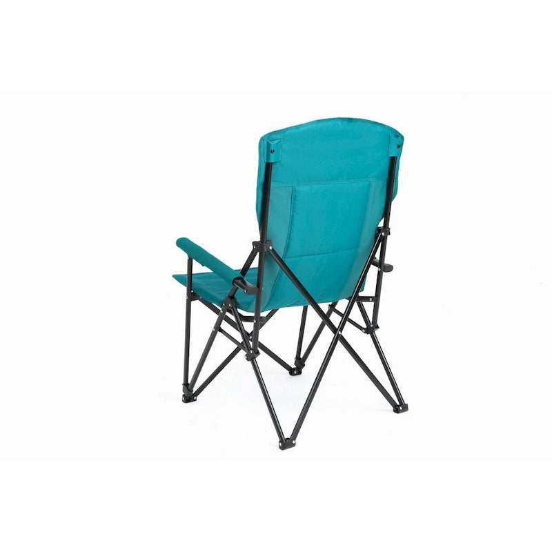 Chaise pliable portable avec porte-gobelet, supporte 113 kg