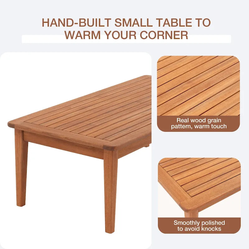 Ensemble causeuse 2 places d'extérieur avec table