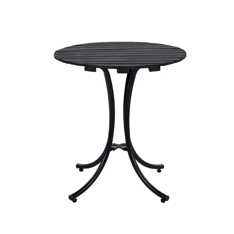 Ensemble de mobilier de patio en osier 3 pièces avec chaise longue, chaises de balcon, table et coussins, pouf