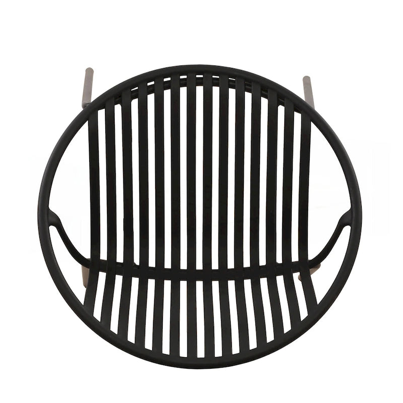 Ensemble de salle à manger d'extérieur moderne en métal et polypropylène, 7 pièces