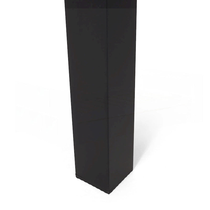 Ensemble de salle à manger d'extérieur moderne en métal et polypropylène, 7 pièces