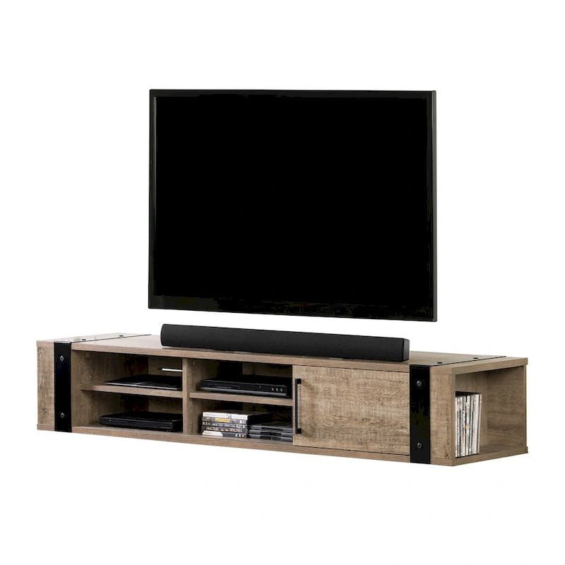 Console média murale South Shore Munich de 68 po