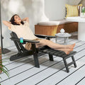 Chaise de jardin Adirondack Costway en HIPS résistante aux intempéries avec - Voir les détails