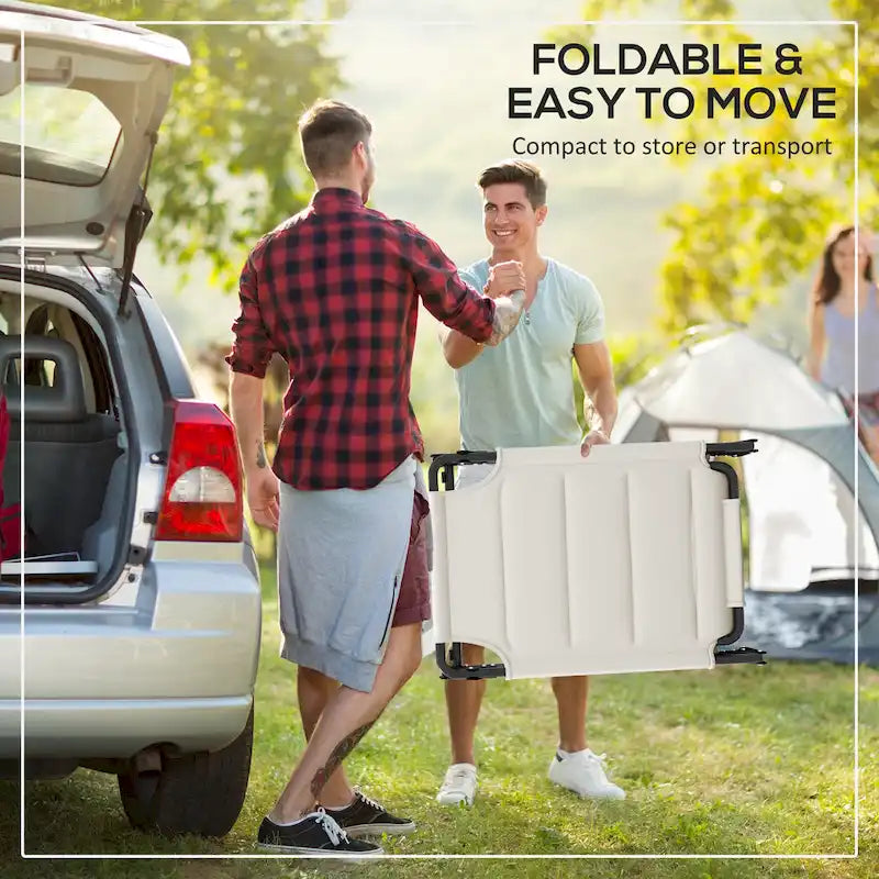 Chaise longue pliante d'extérieur, transat réglable avec pare-soleil, oreiller rembourré pour la plage, le camping
