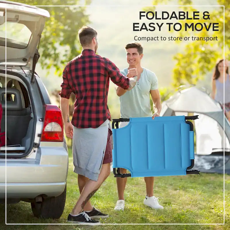 Chaise longue pliante d'extérieur, transat réglable avec pare-soleil, oreiller rembourré pour la plage, le camping