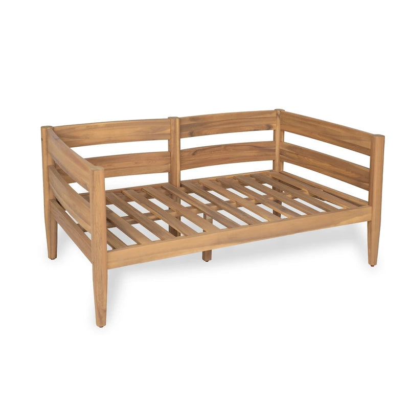 Christopher Knight Home - Ensemble causeuse et table basse d'extérieur en bois d'acacia Ethan