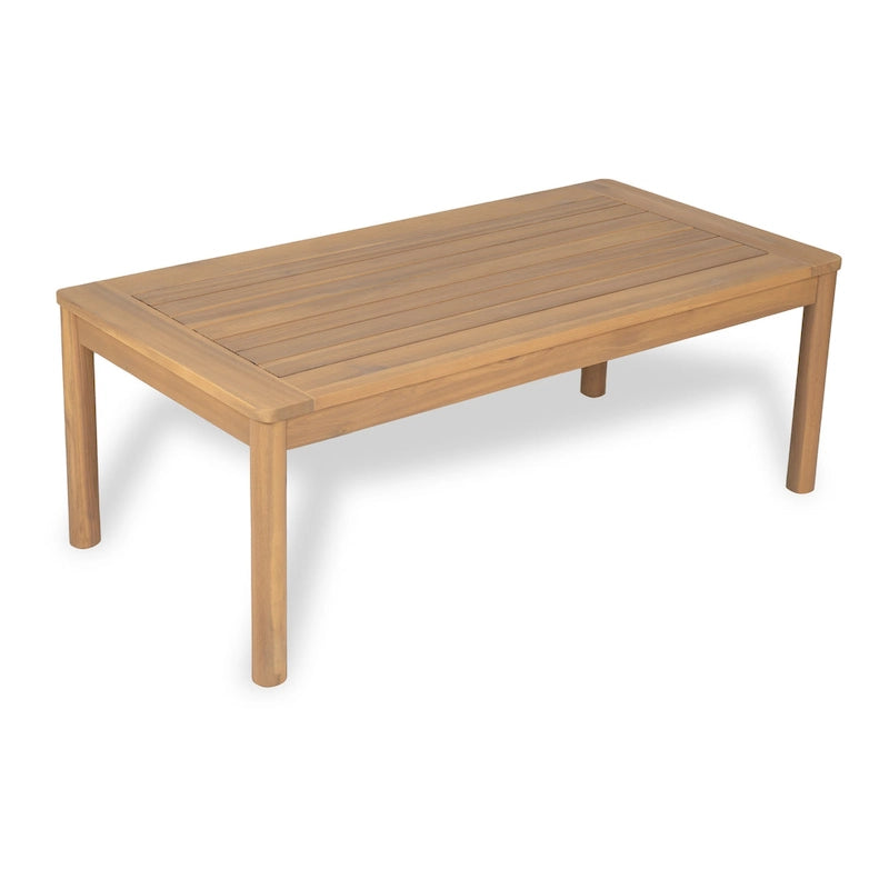 Christopher Knight Home - Ensemble causeuse et table basse d'extérieur en bois d'acacia Ethan