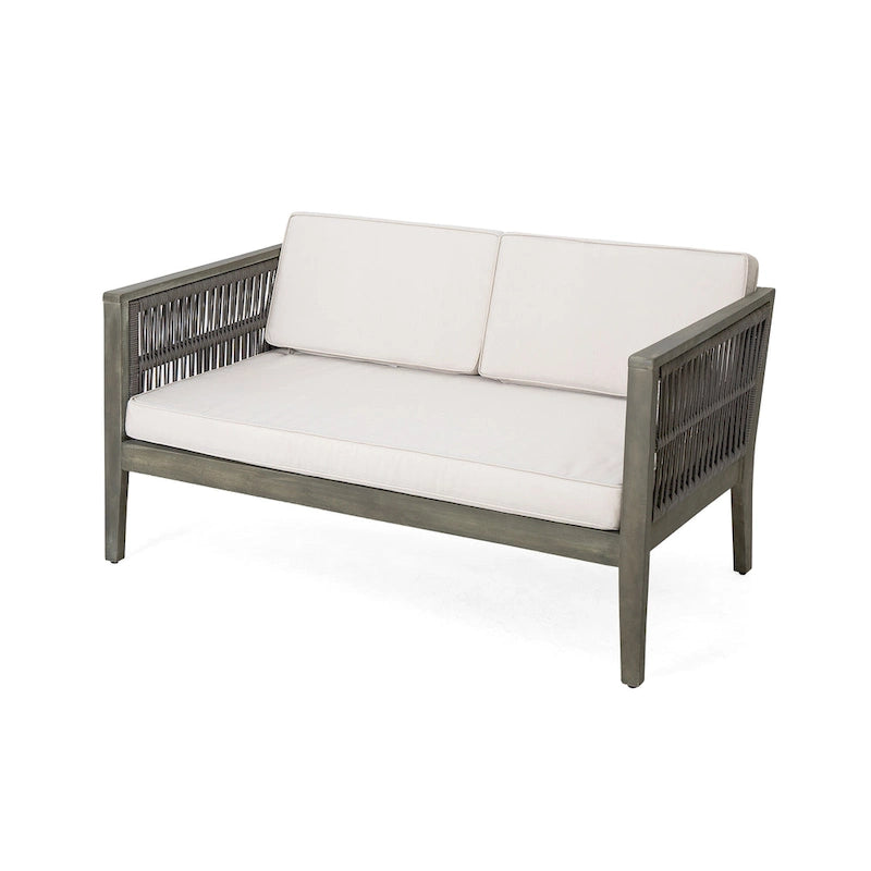 Ensemble de mobilier de jardin 4 pièces avec table basse