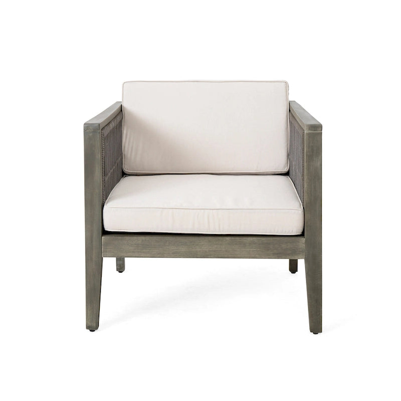 Ensemble de mobilier de jardin 4 pièces avec table basse