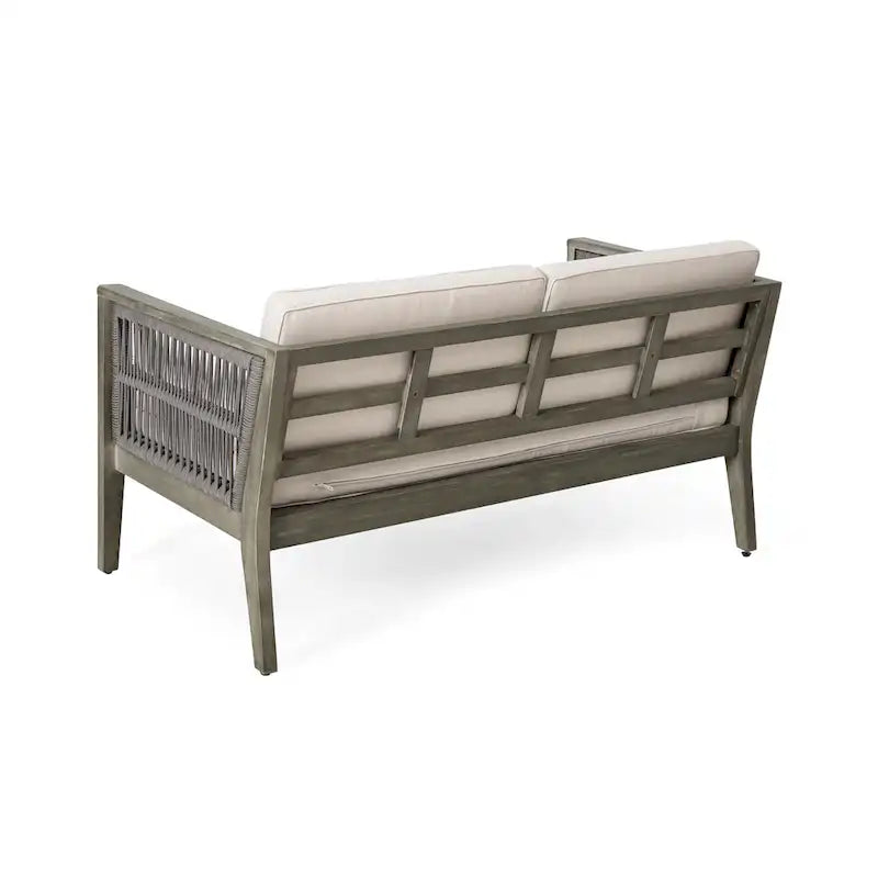 Ensemble de mobilier de jardin 4 pièces avec table basse