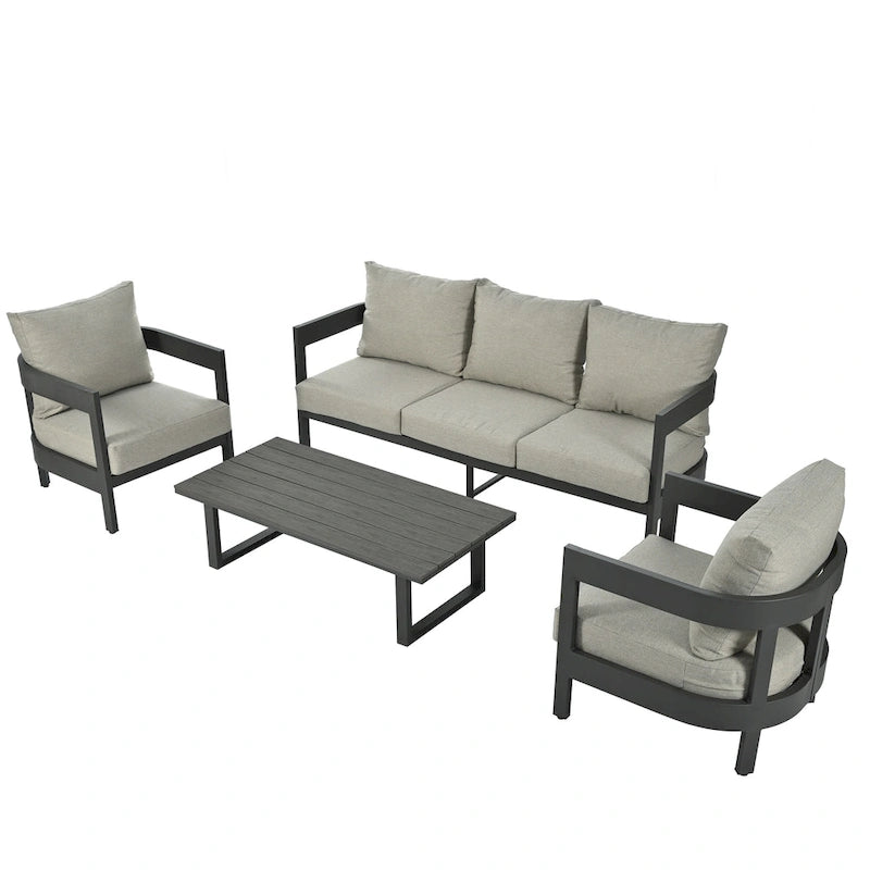 Canapés modulables profonds Salons de jardin Chaises longues