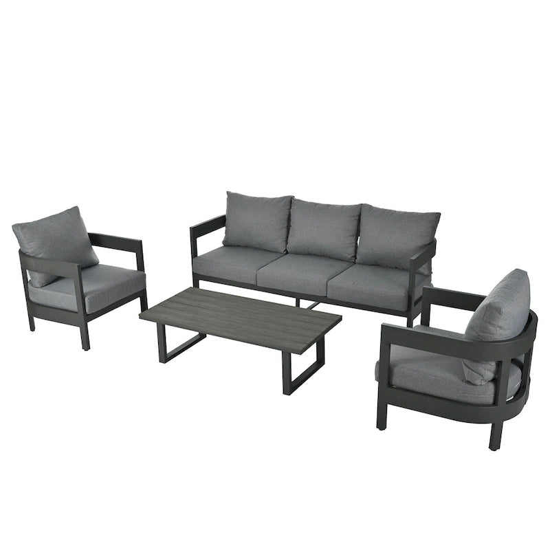 Canapés modulables profonds Salons de jardin Chaises longues