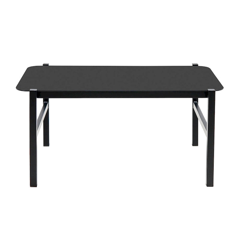 Salon de jardin avec table en verre trempé (4 pièces)