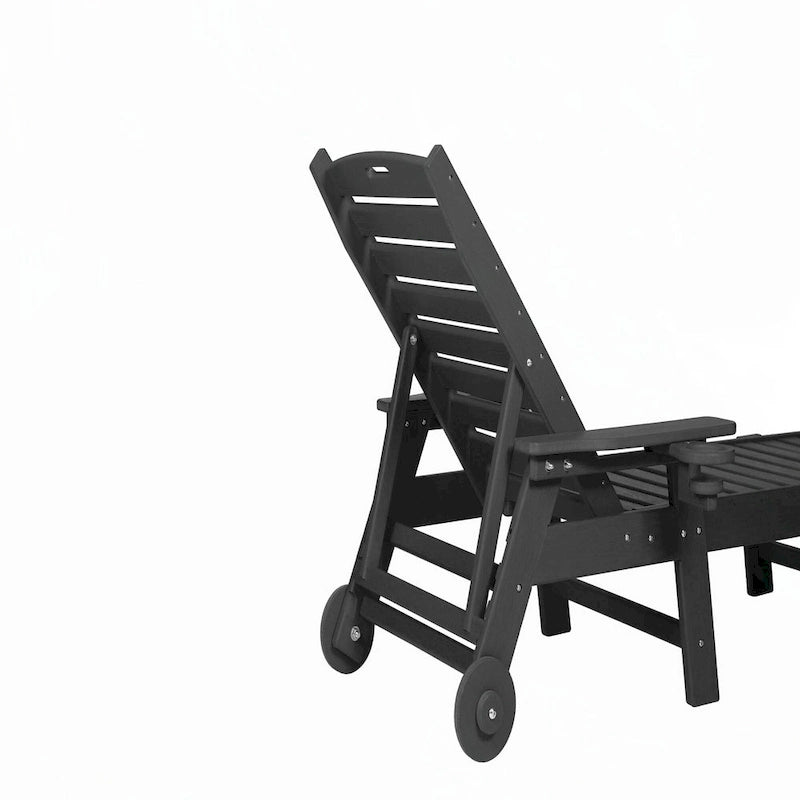 Ensemble de 3 chaises longues surdimensionnées