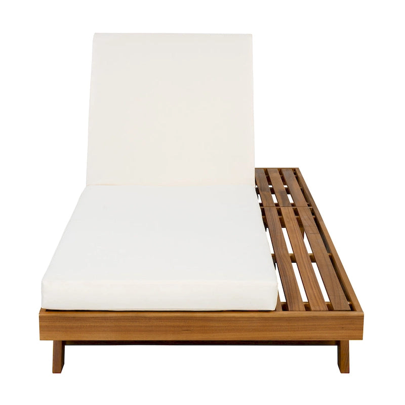 Christopher Knight Home - Chaise longue d'extérieur Halk en bois d'acacia