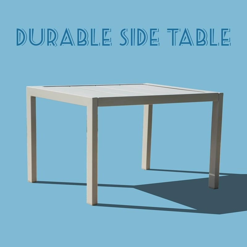 Ensemble de chaises longues de patio en aluminium Domi Outdoor Living – Design incurvé, positions réglables et construction durable – N/A
