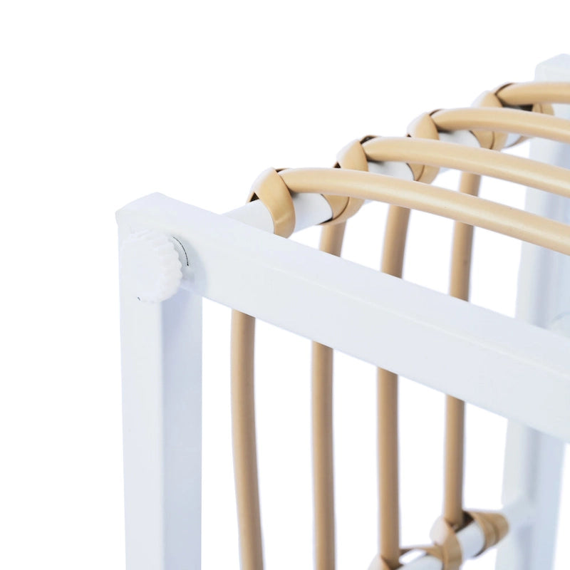 Ensemble de canapé d'angle modulaire d'extérieur 7 pièces en métal avec table basse et chaises