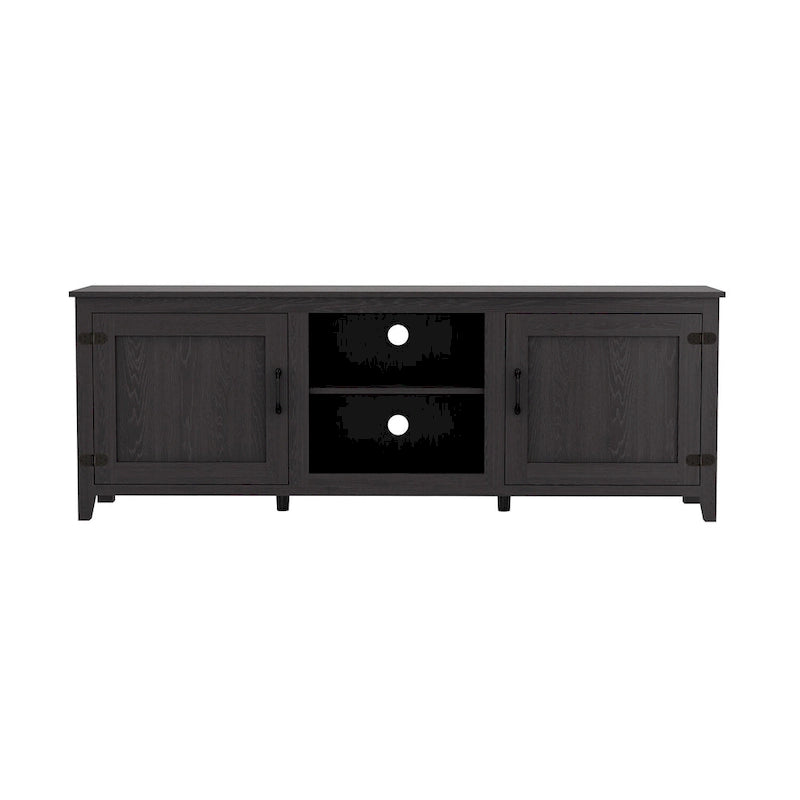 Meuble TV de 178 cm avec portes et rangement ouvert pour téléviseurs jusqu'à 60 pouces