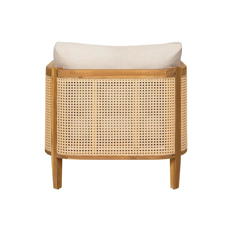 Christopher Knight Home - Ensemble de conversation 3 pièces Torres en bois d'acacia avec coussins pour l'extérieur