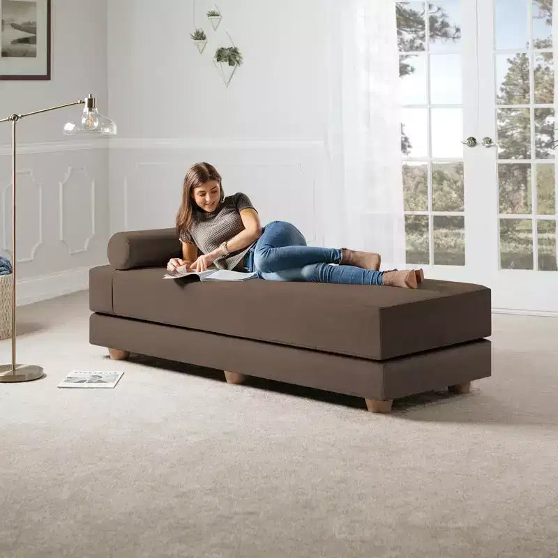 Daybed / Fold-Out Queen-Size Sleeper - Microvelvet