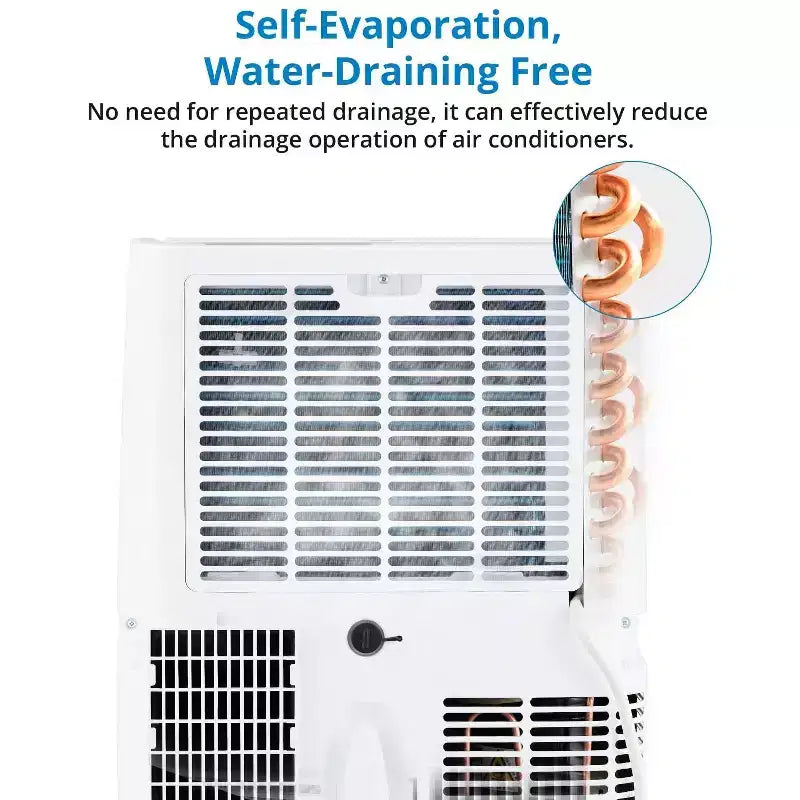 14000 BTU Portable Air Conditioner Unit, Air Conditioner with Remote Control, Cool, Fan and Dry Function, Sleep Mode/24Hrs Timer, Cools 700 Sq.ft