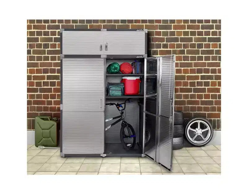 Seville Classics UltraHD 2-Piece Extra-Wide Storage Cabinet Set, 60 x 24