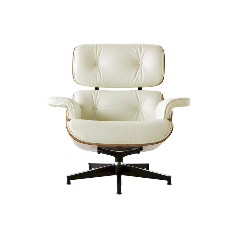Fauteuil inclinable en cuir de style Mid-Century Modern