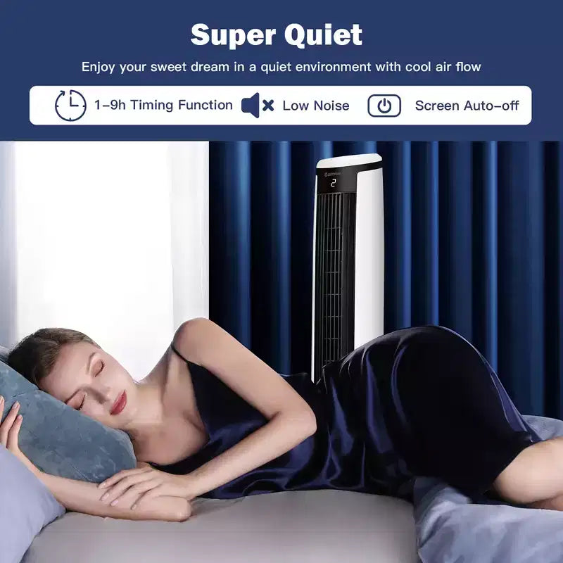 Costway 3-In-1 Evaporative Air Cooler 41'' Portable Tower Fan Humidifier