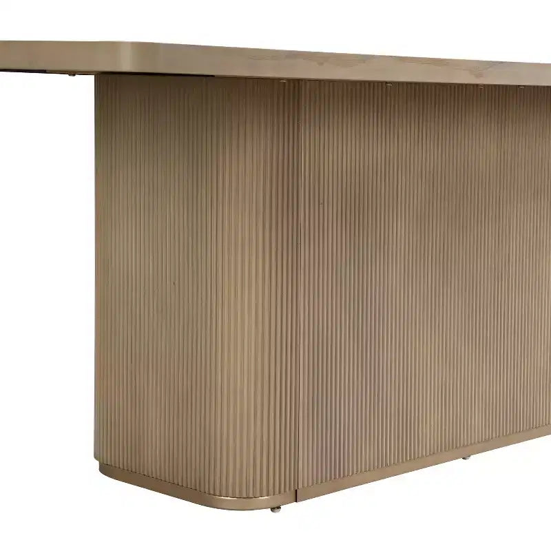 Ensemble de salle à manger 7 pièces Yodsak moderne en bois et métal avec chaises pivotantes à 180° Christopher Knight Home
