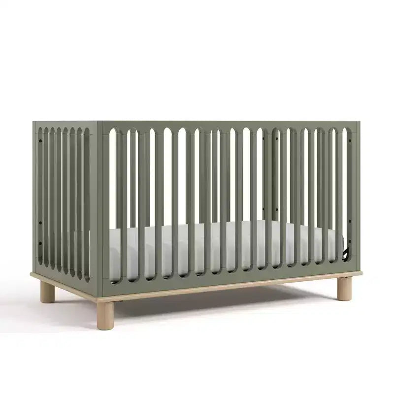 Lit de bébé convertible 3-en-1 de luxe Storkcraft Sicily avec barrière de sécurité pour tout-petit