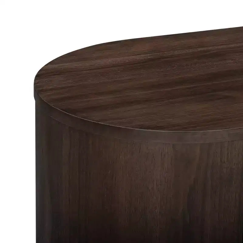 Modern 6-Drawer Dresser with Live Edge Design, Metal Base & Durable Mixed Wood Construction