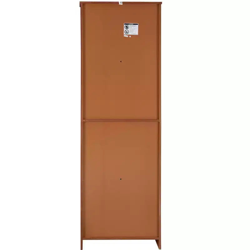 72-Inch Tall Storage Cabinet with 8 Doors and 4 Shelves for Living Room, Kitchen, or Office