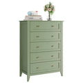 5-Drawer 42.5-Inch Tall Dresser for Bedroom, Wooden Storage Cabinet with 11.9-Inch Deep Drawers & Gold Metal Knobs, Ideal for Entryway, or Hallway