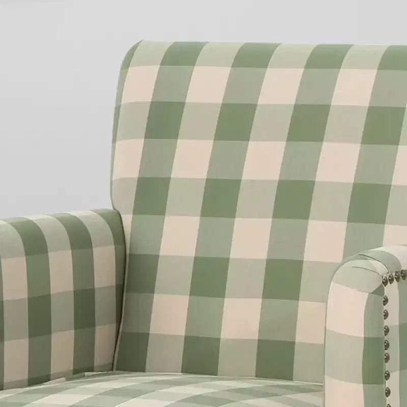 Fauteuil club contemporain Harrison Christopher Knight Home en tissu avec garniture cloutée