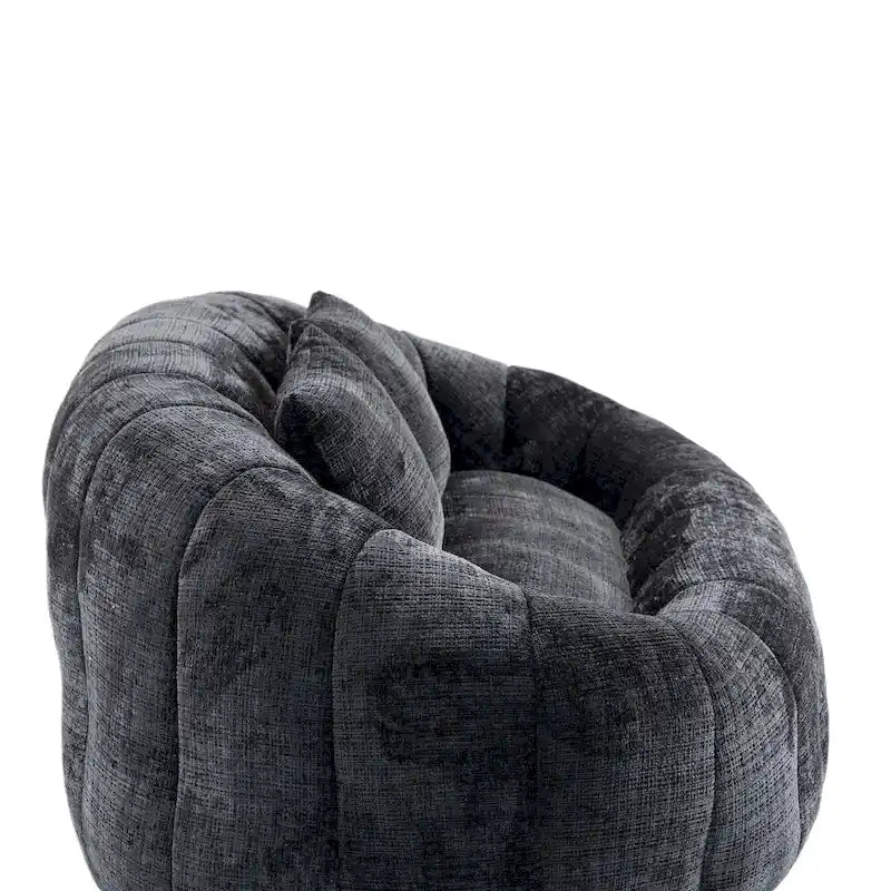 GDFStudio - Laurel Chenille 2-Seater Lazy Sofa with High-Density Foam and Oversized Comfort