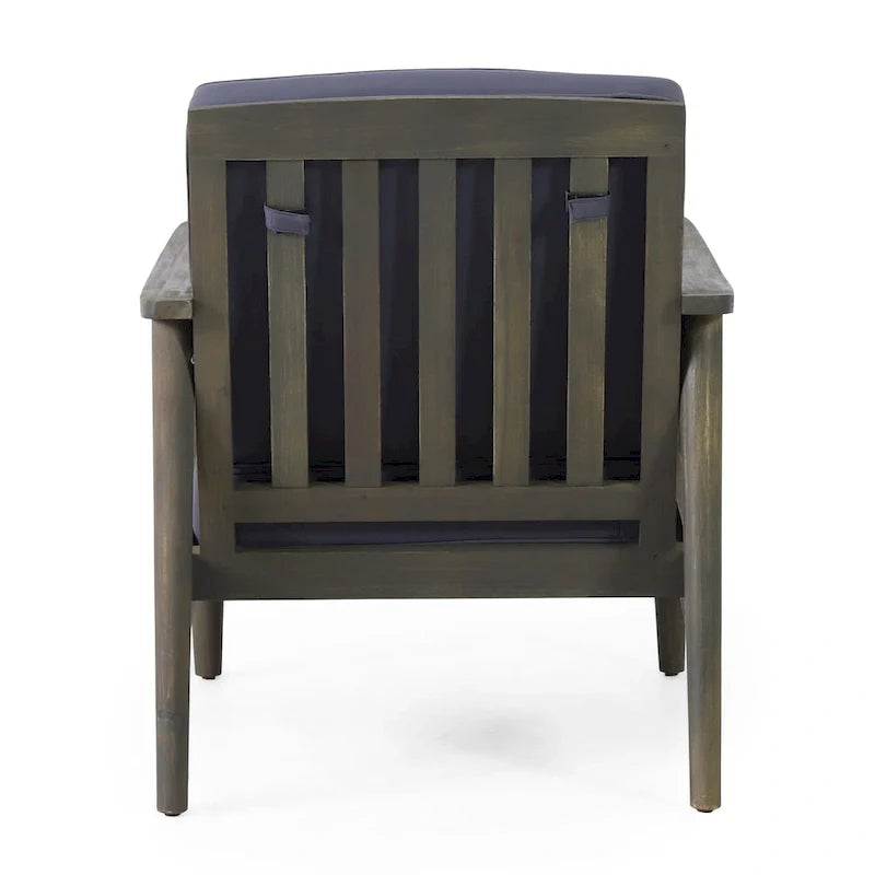 Willowbrook Outdoor Acacia Wood 4 Seater Chat Set by Christopher Knight Home