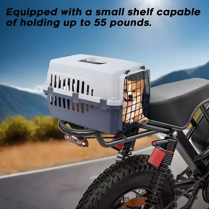 Eilleo 20 Fat Tire E-Bike  750W Motor (920W Peak), 24.9 mph, 5070 Mile Range, 48V 15.6Ah Battery, Dual Suspension, Shimano 7-Speed