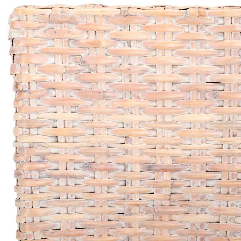 Set of 2 Natural Wicker Dining Chairs 19W x 22D x 41H, Boho Coastal Style