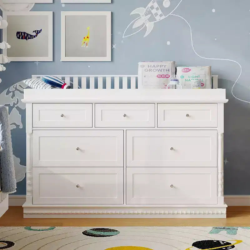 Famapy Versatile Baby Changing Table Dresser: Convertible Design, Spacious Drawers  Grow with Your Little One