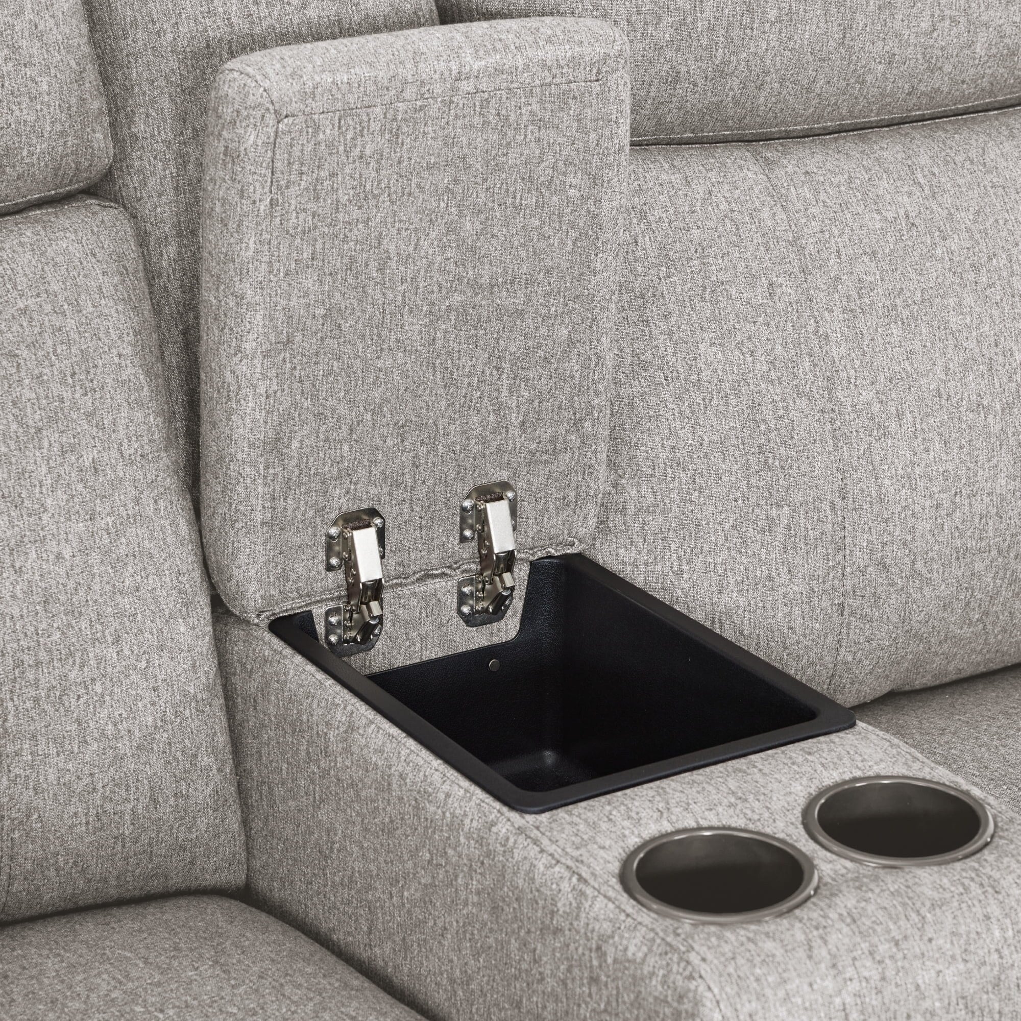 MCombo 60.2 Power Loveseat Recliner Sofa with Massage and Dual Heating, Adjustable Headrest, USB & Type C Port, Fabric