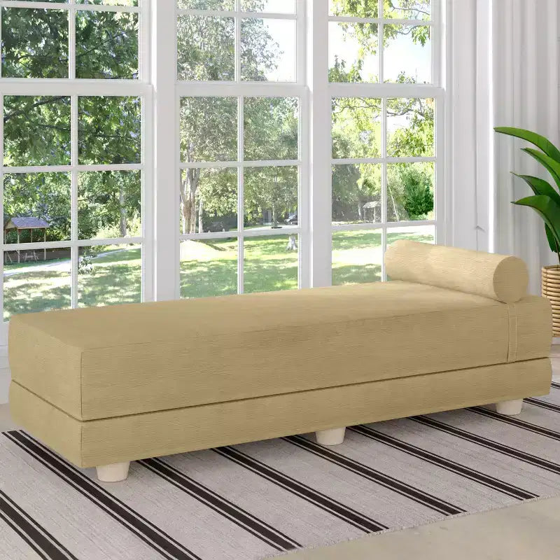 Daybed / Fold-Out Queen-Size Sleeper - Microvelvet